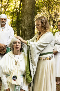 Consecration of Claire (Archdruid of Water) by Dana (Grand Archdruid)